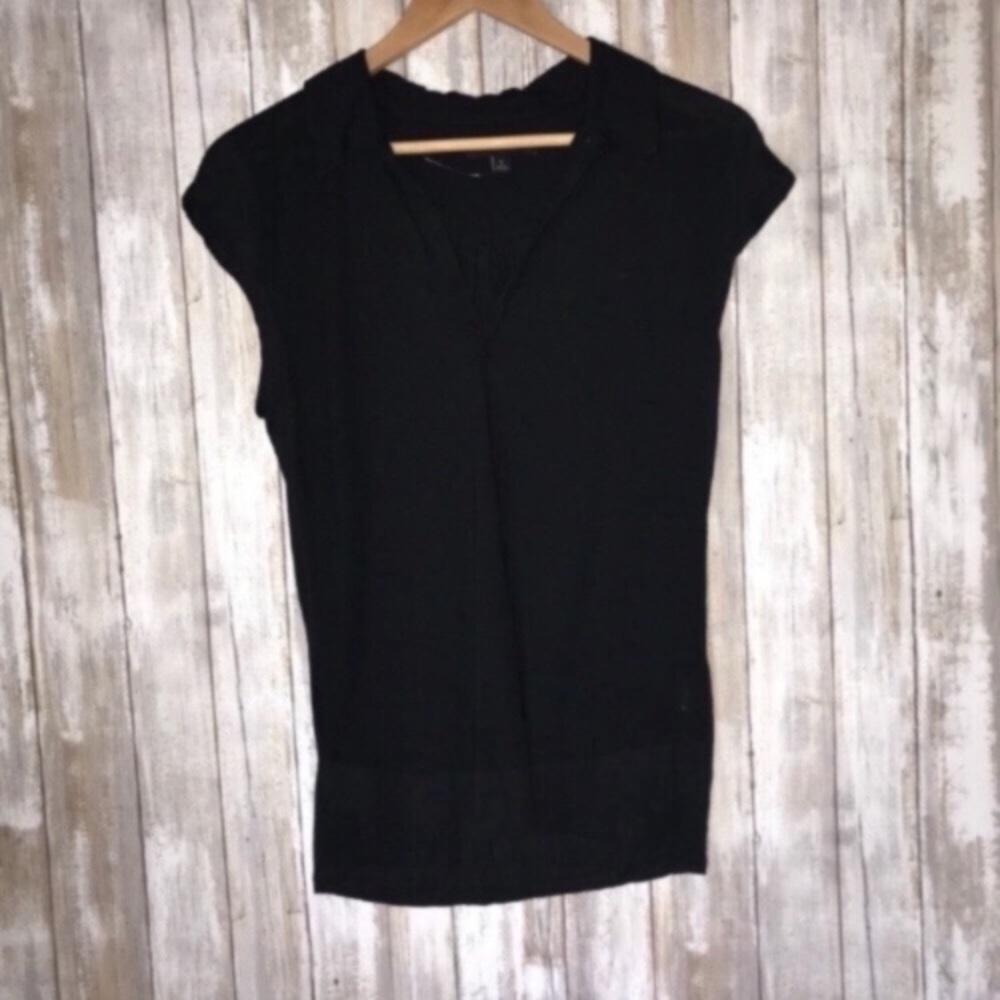 Banana Republic Basic Black Blouse